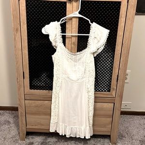 Vintage babydoll white dress